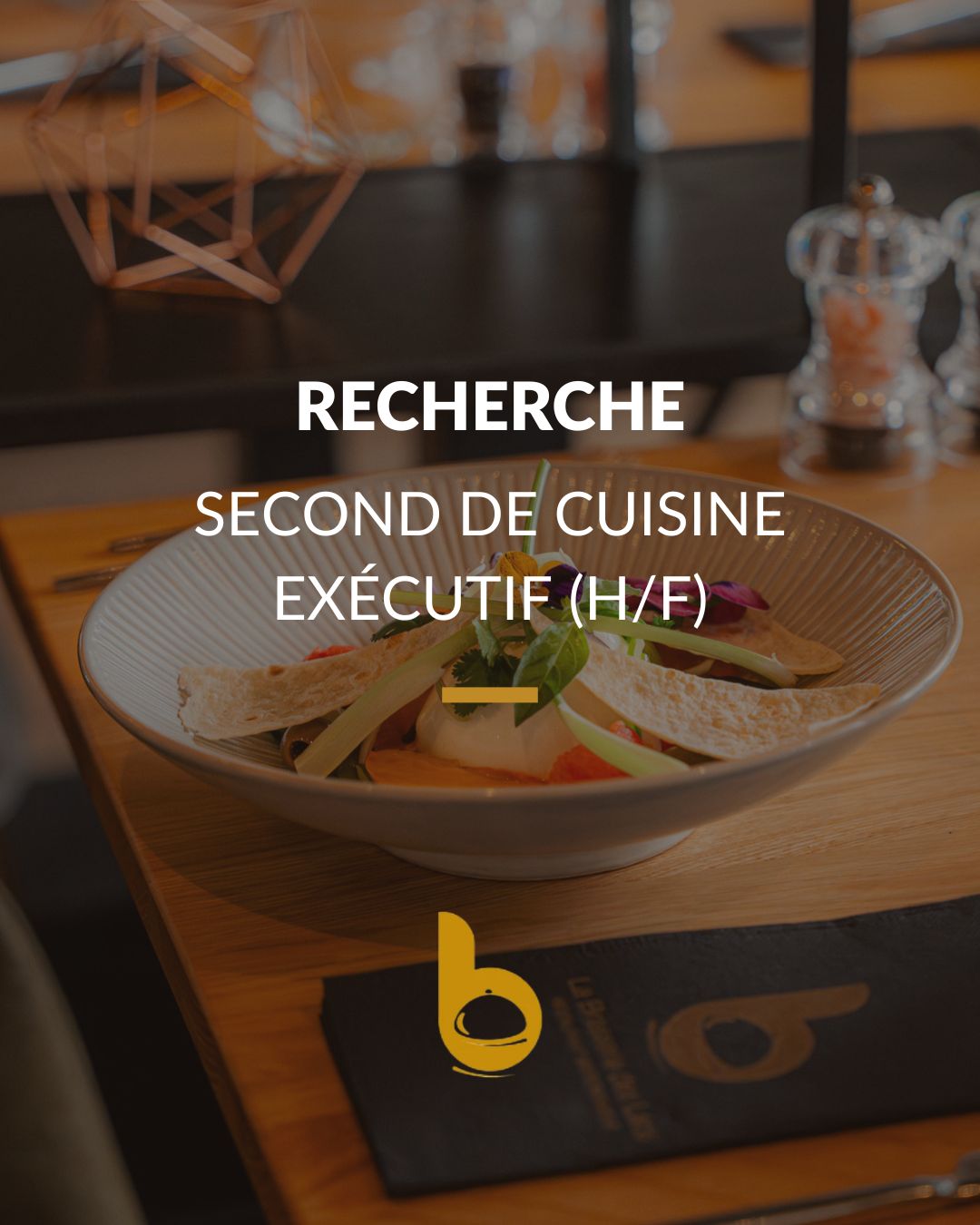 OUVERT - Second de cuisine (H/F)