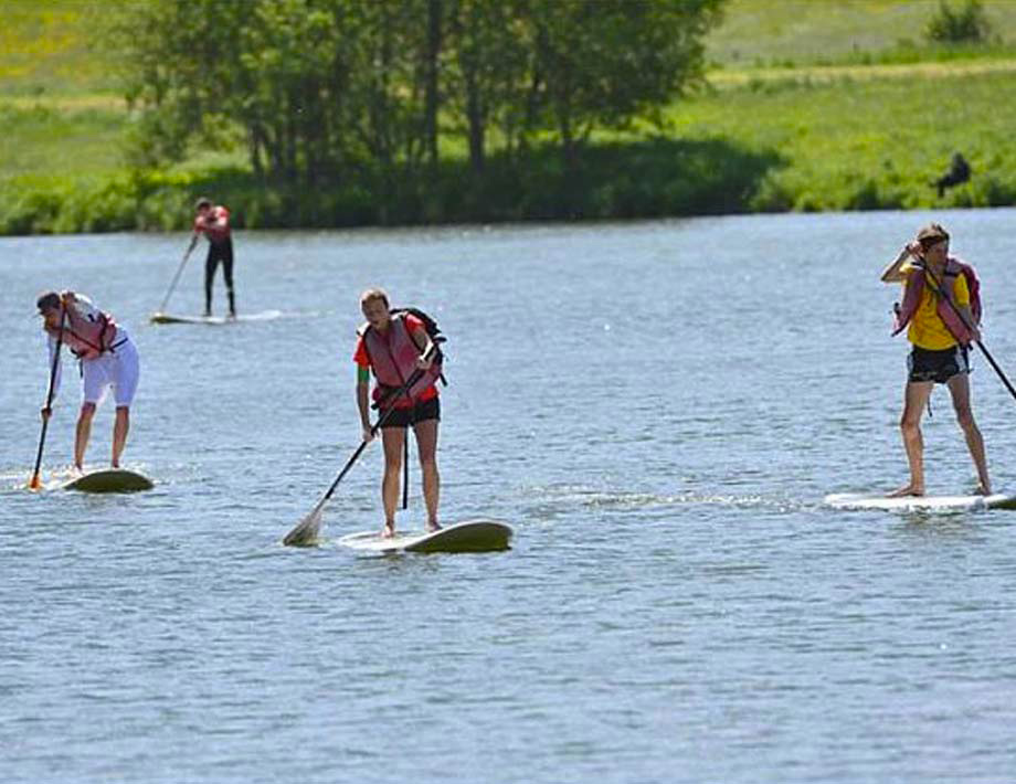 Activités aux lacs de l'eau d'heure - Stand up paddle