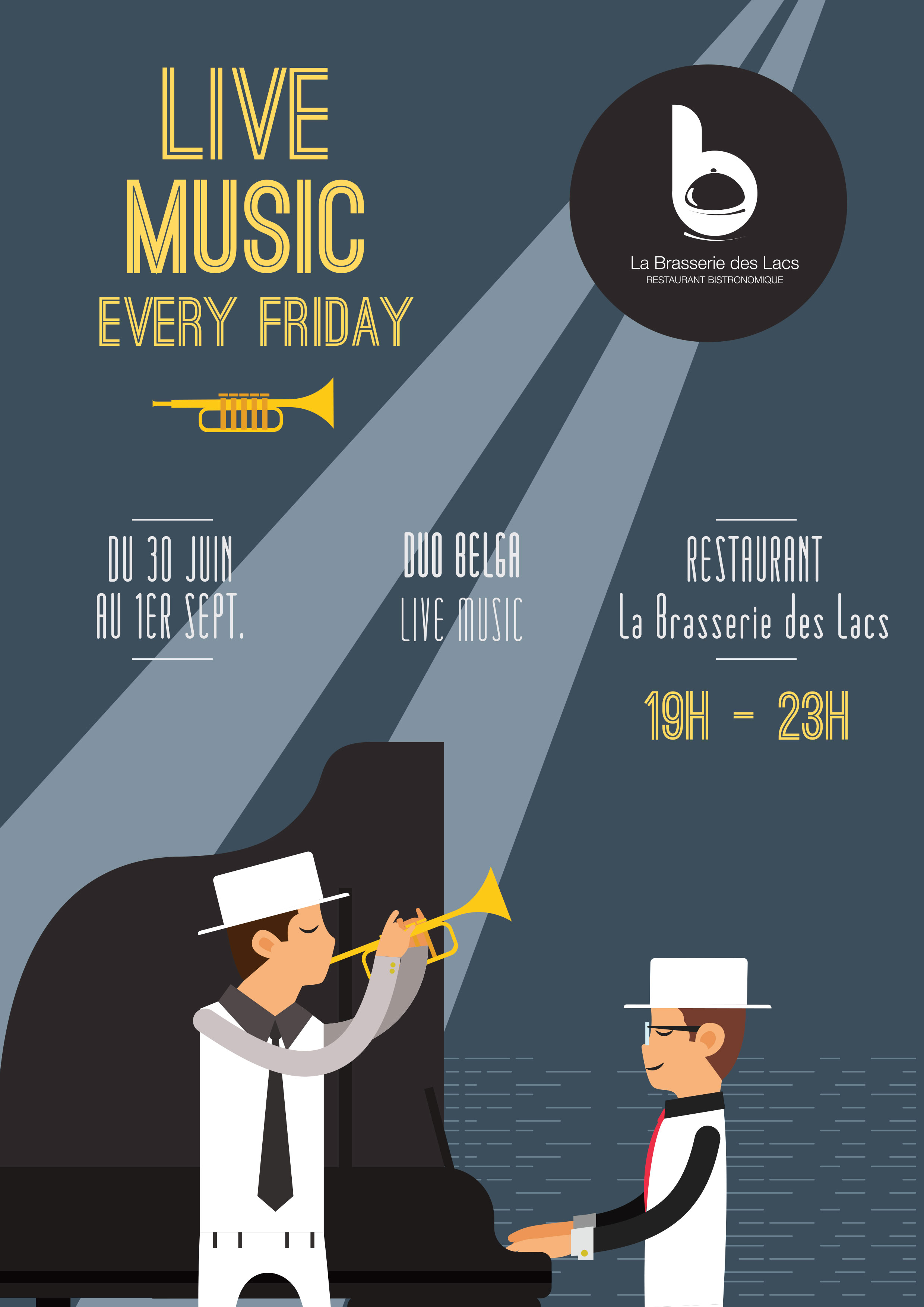 Live Music Friday @ Les Lacs de l'Eau d'Heure